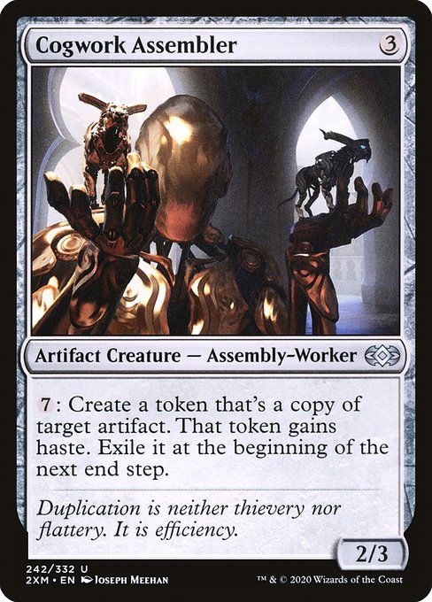 Carta MTG-Cogwork Assembler-Double Masters-242-EN-EX- U  Foil