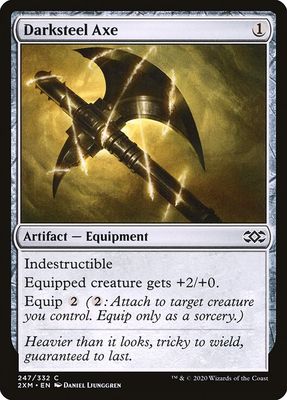 Carta MTG-Darksteel Axe-Double Masters-247-EN-EX- C  Foil