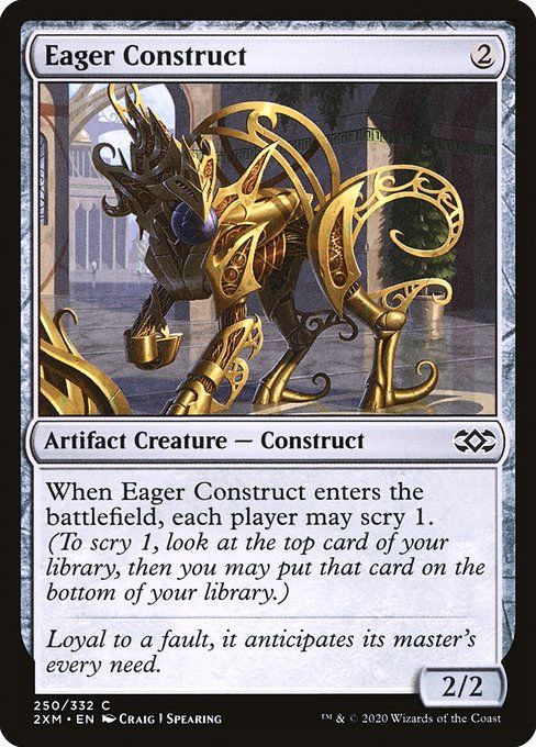 Carta MTG-Eager Construct-Double Masters-250-EN-EX- C