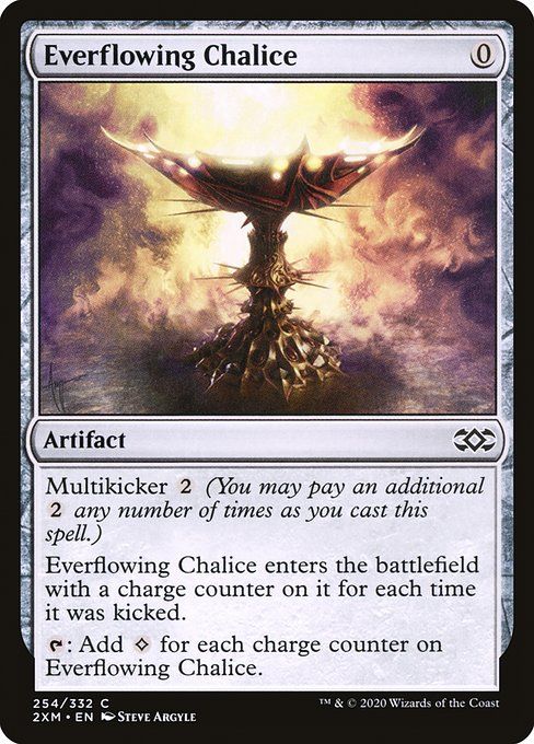 Carta MTG-Everflowing Chalice-Double Masters-254-EN-EX- C  Foil