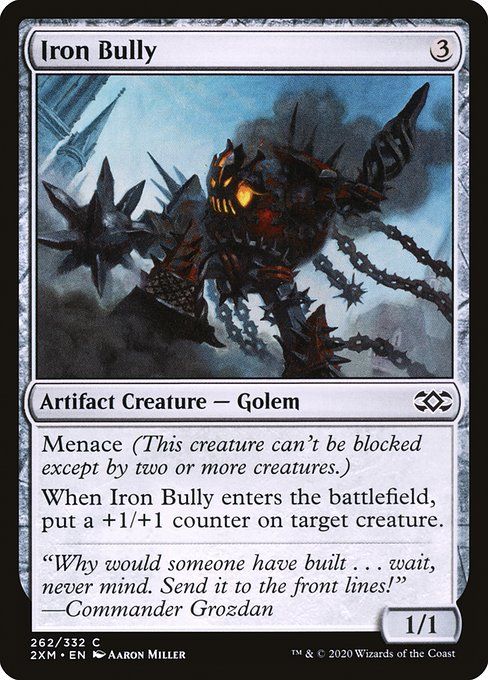 Carta MTG-Iron Bully-Double Masters-262-EN-EX- C