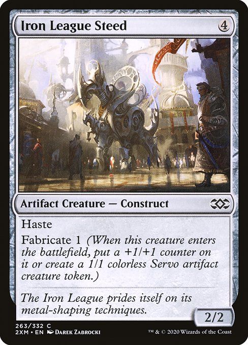 Carta MTG-Iron League Steed-Double Masters-263-EN-EX- C