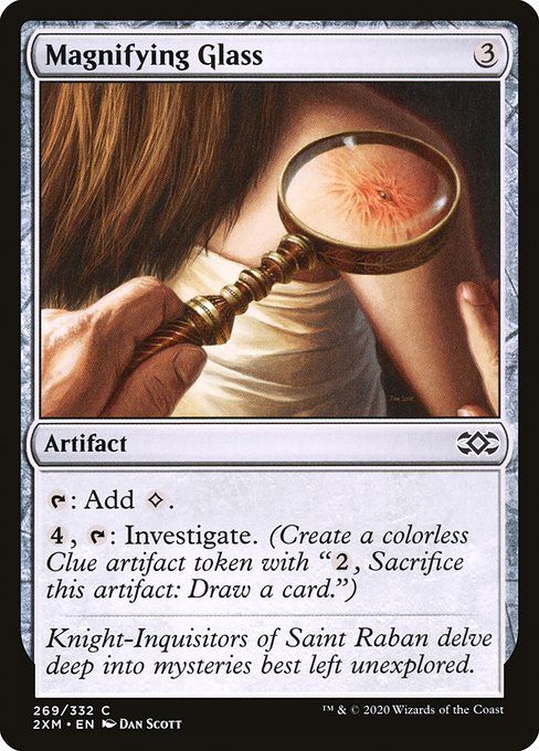 Carta MTG-Magnifying Glass-Double Masters-269-EN-EX- C