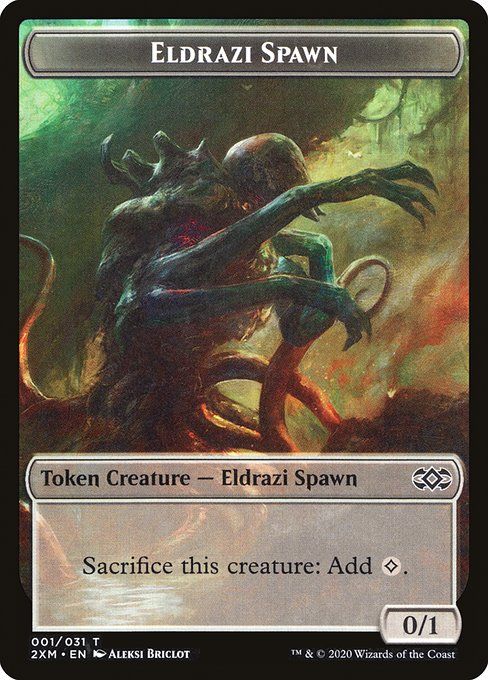 Carta MTG-Eldrazi Spawn-Double Masters-1-EN-NM-Common