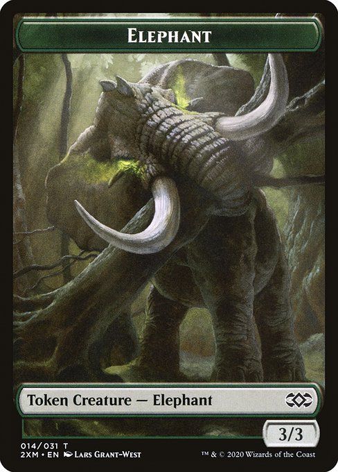 Carta MTG-Elephant-Double Masters-14-EN-NM-Common