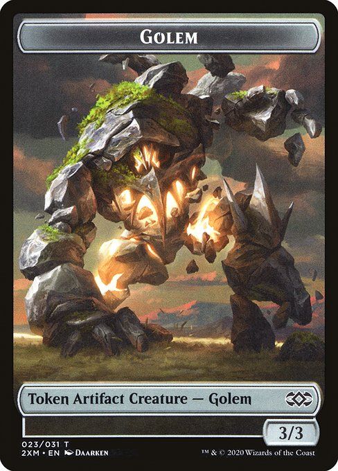 Carta MTG-Golem-Double Masters-23-EN-NM-Common