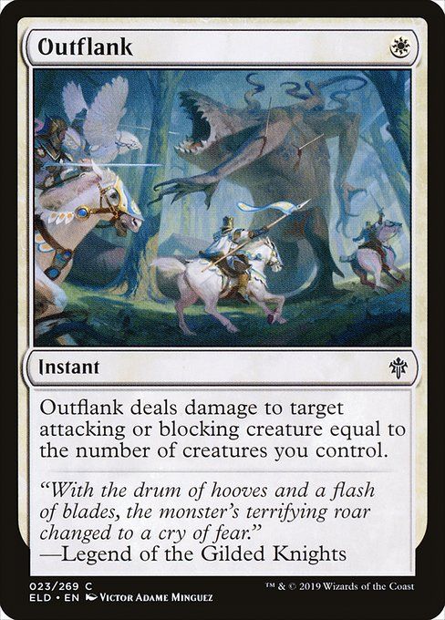 Carta MTG-Outflank-Throne of Eldraine-23-EN-EX- C