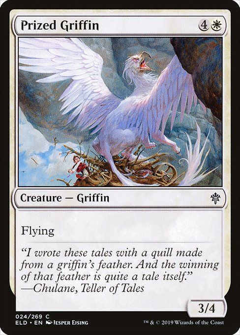 Carta MTG-Prized Griffin-Throne of Eldraine-24-ITA-EX- C