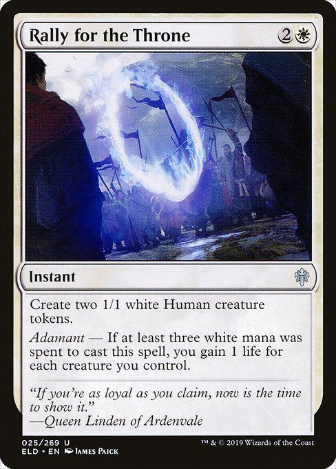Carta MTG-Rally for the Throne-Throne of Eldraine-25-EN-EX- U
