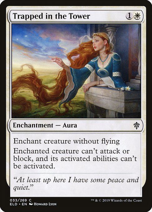 Carta MTG-Trapped in the Tower -Throne of Eldraine-33-EN-EX- C
