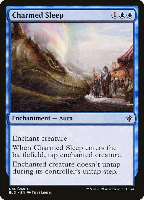 Carta MTG-Sonno Incantato-Throne of Eldraine-40-ITA-EX- C