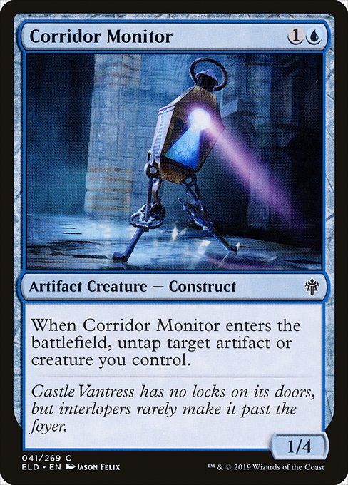 Carta MTG-Corridor Monitor-Throne of Eldraine-41-EN-EX- C