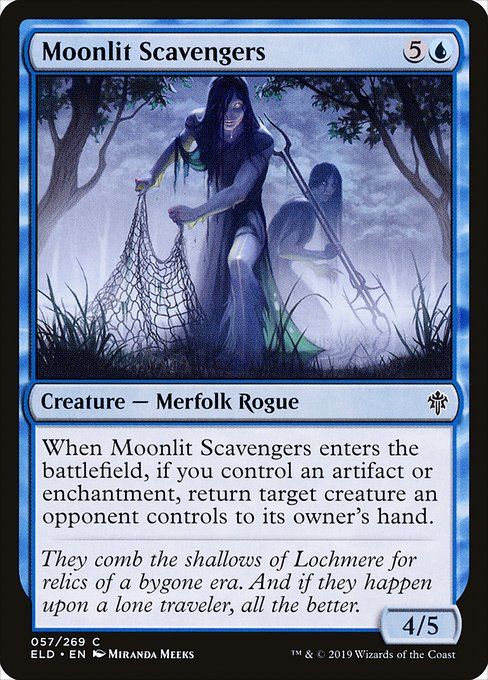 Carta MTG-Moonlit Scavengers-Throne of Eldraine-57-EN-EX- C