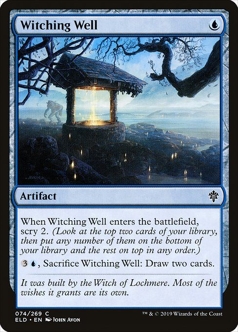 Carta MTG-Witching Well-Throne of Eldraine-74-EN-EX- C