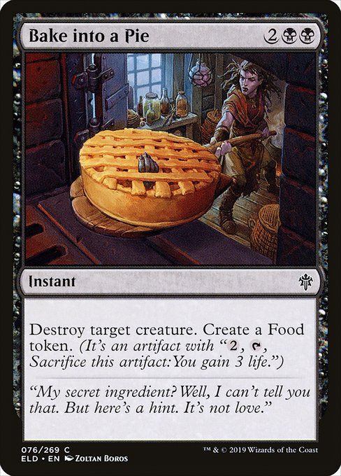 Carta MTG-Bake into a Pie-Throne of Eldraine-76-EN-EX- C