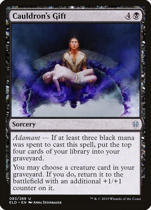 Carta MTG-Cauldron's Gift-Throne of Eldraine-83-EN-EX- U