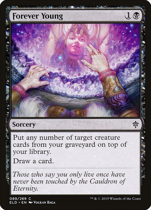 Carta MTG-Per Sempre Giovane-Throne of Eldraine-89-ITA-EX- C
