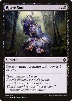 Carta MTG-Reave Soul-Throne of Eldraine-103-EN-EX- C