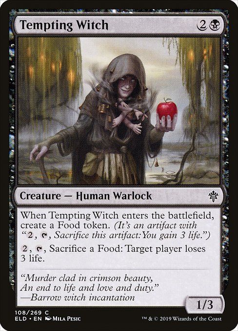 Carta MTG-Strega Tentatrice-Throne of Eldraine-108-ITA-EX- C