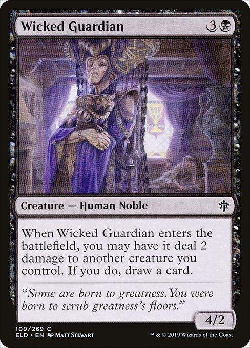 Carta MTG-Wicked Guardian-Throne of Eldraine-109-EN-EX- C
