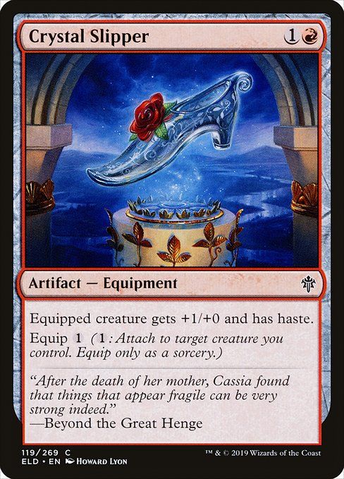 Carta MTG-Crystal Slipper-Throne of Eldraine-119-EN-EX- C