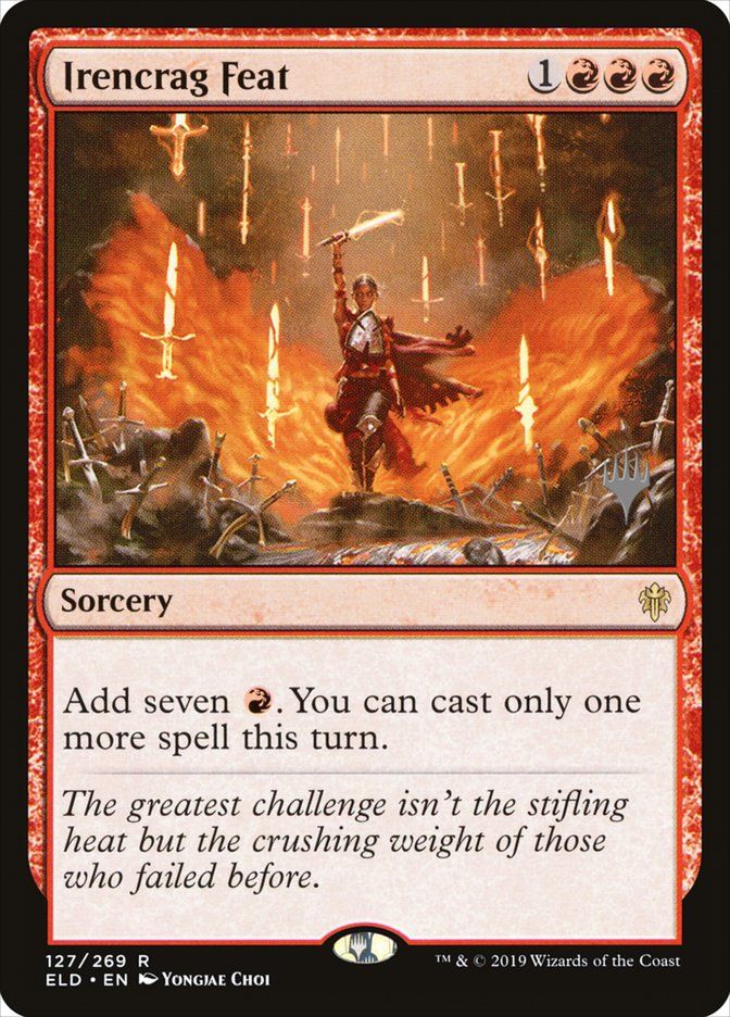 Carta MTG-Prodezza del Ferropicco (V.2)-Throne of Eldraine-127-ITA-EX-R