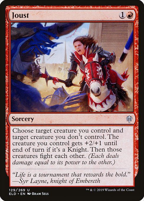 Carta MTG-Joust-Throne of Eldraine-129-EN-EX- U