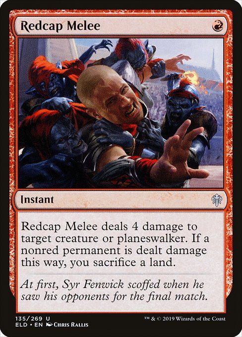 Carta MTG-Redcap Melee-Throne of Eldraine-135-EN-EX- U