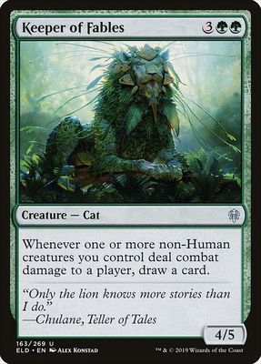Carta MTG-Keeper of Fables-Throne of Eldraine-163-EN-EX- U