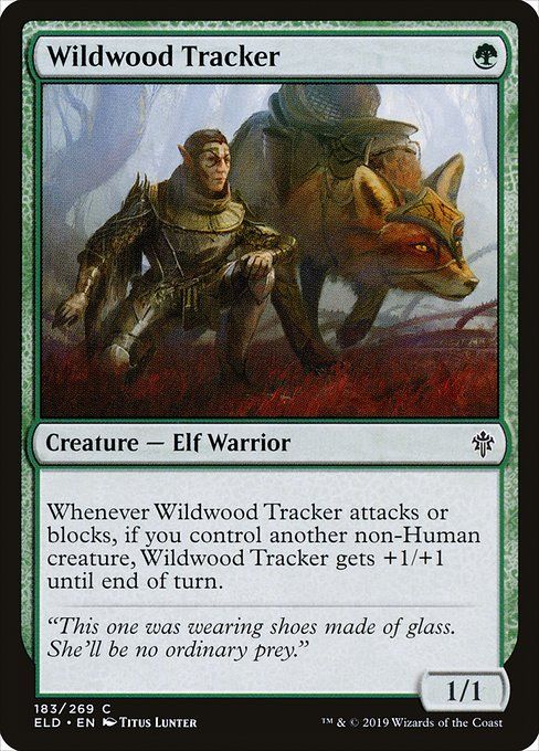 Carta MTG-Battipista di Bosco Selvaggio-Throne of Eldraine-183-ITA-EX- C