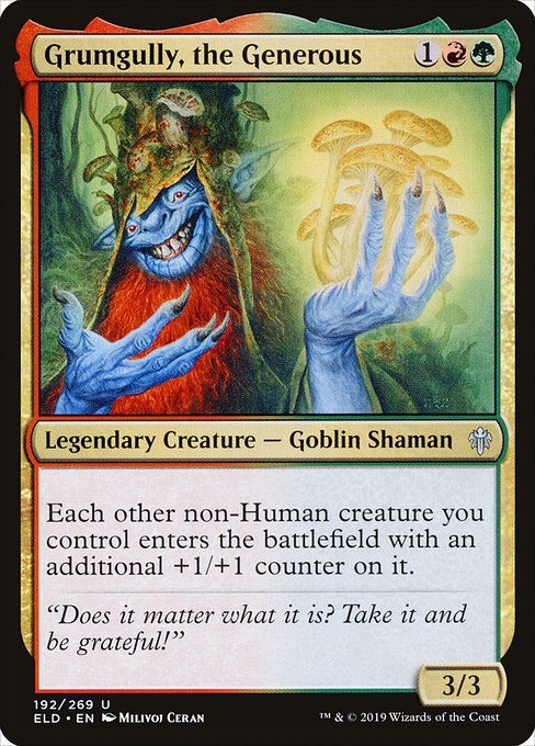 Carta MTG-Grumgully, the Generous-Throne of Eldraine-192-EN-EX- U