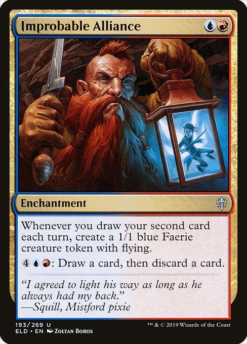 Carta MTG-Alleanza Inverosimile-Throne of Eldraine-193-ITA-EX- U