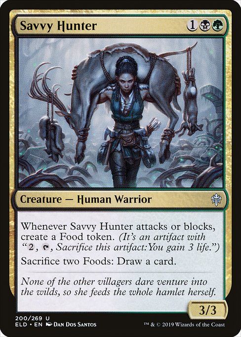 Carta MTG-Savvy Hunter-Throne of Eldraine-200-EN-EX- U