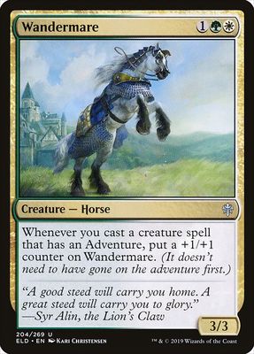 Carta MTG-Wandermare-Throne of Eldraine-204-EN-EX- U