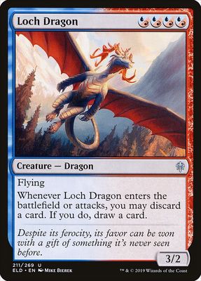 Carta MTG-Loch Dragon-Throne of Eldraine-211-EN-EX- U