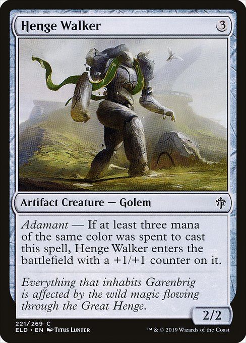 Carta MTG-Henge Walker-Throne of Eldraine-221-EN-EX- C