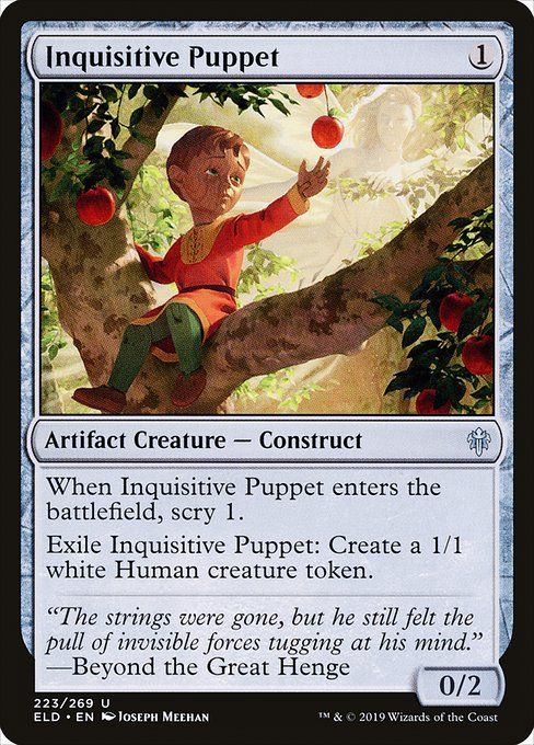 Carta MTG-Inquisitive Puppet-Throne of Eldraine-223-EN-EX- U