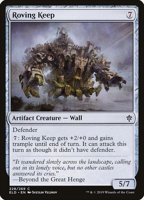 Carta MTG-Roving Keep-Throne of Eldraine-228-EN-EX- C