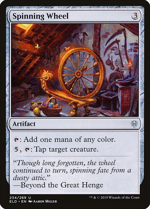 Carta MTG-Spinning Wheel-Throne of Eldraine-234-EN-EX- U