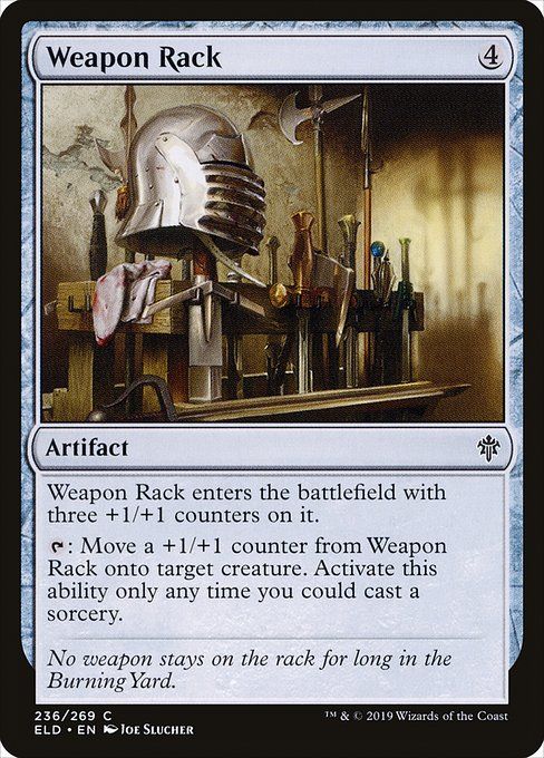 Carta MTG-Weapon Rack-Throne of Eldraine-236-EN-EX- C