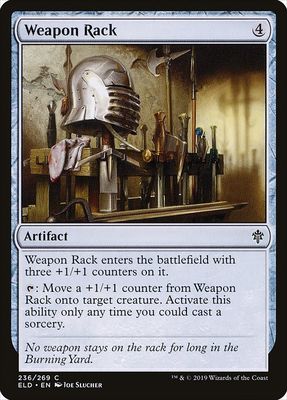 Carta MTG-Weapon Rack-Throne of Eldraine-236-EN-EX- C