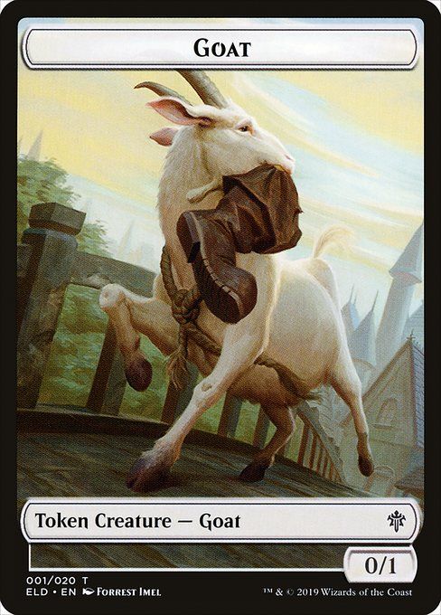 Carta MTG-Goat-Throne of Eldraine-1-EN-EX-Common