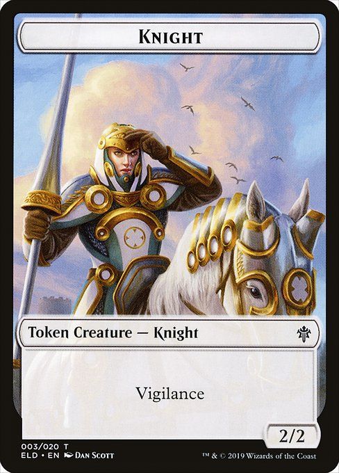 Carta MTG-Cavaliere-Throne of Eldraine-3-ITA-EX-Common