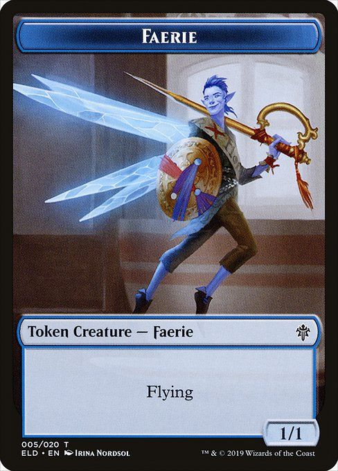 Carta MTG-Spiritello-Throne of Eldraine-5-ITA-EX-Common