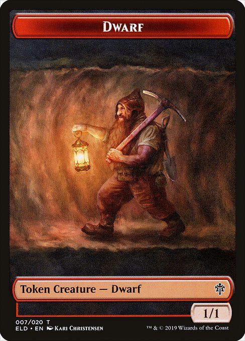 Carta MTG-Dwarf-Throne of Eldraine-7-EN-EX-Common