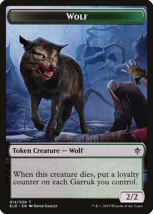 Carta MTG-Wolf-Throne of Eldraine-14-EN-EX-Common