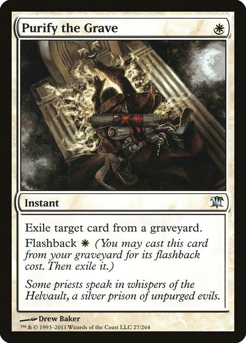 Carta MTG-Purify the Grave-Innistrad-27-EN-EX-Uncommon
