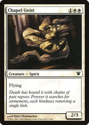 Carta MTG-Geist della Cappella-Innistrad-7-ITA-EX- C