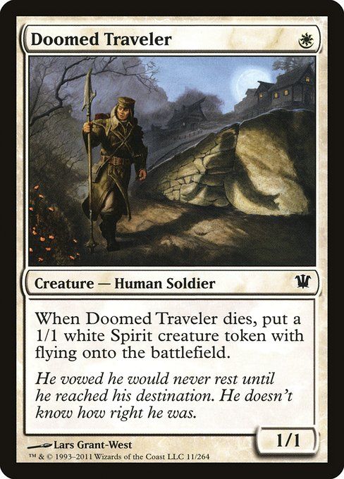 Carta MTG-Viaggiatore Condannato-Innistrad-11-ITA-EX- C