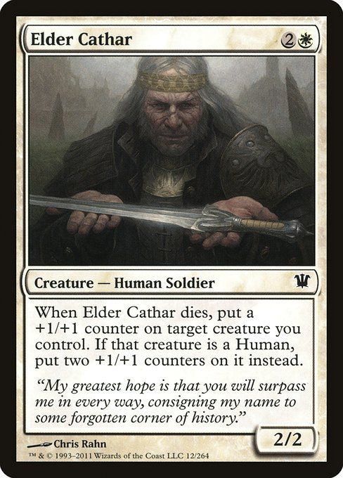 Carta MTG-Anziano Cataro-Innistrad-12-ITA-EX- C